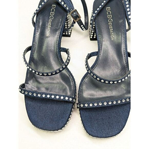 BCBGeneration Lissena-2 Women's Rhinestones Platform Sandals Size 6 MSRP $109 - Picture 6 of 6